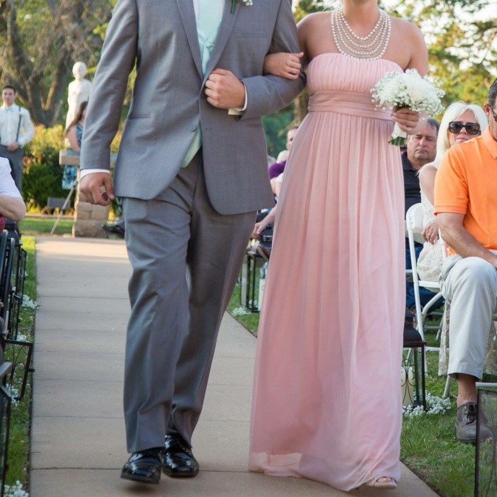 City Triangles David’s Bridal bridesmaid dress